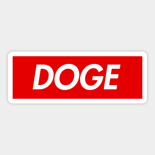 DOGE Sticker